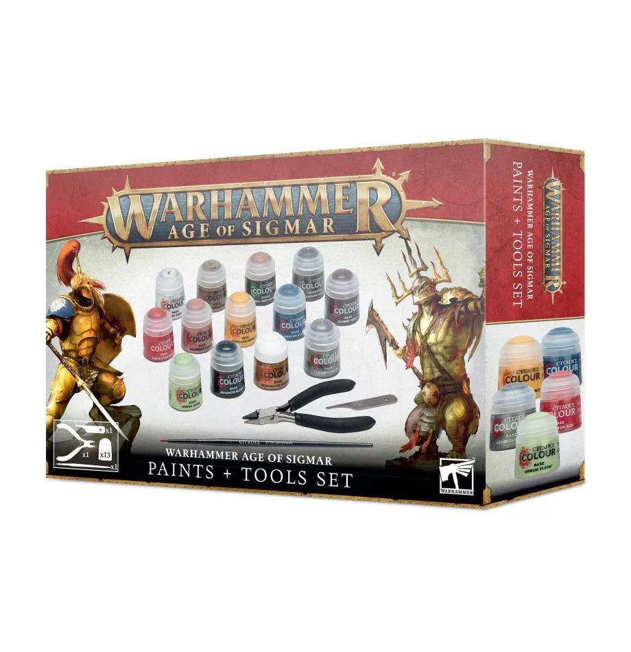Warhammer : Age of Sigmar - Paint + Tools Set