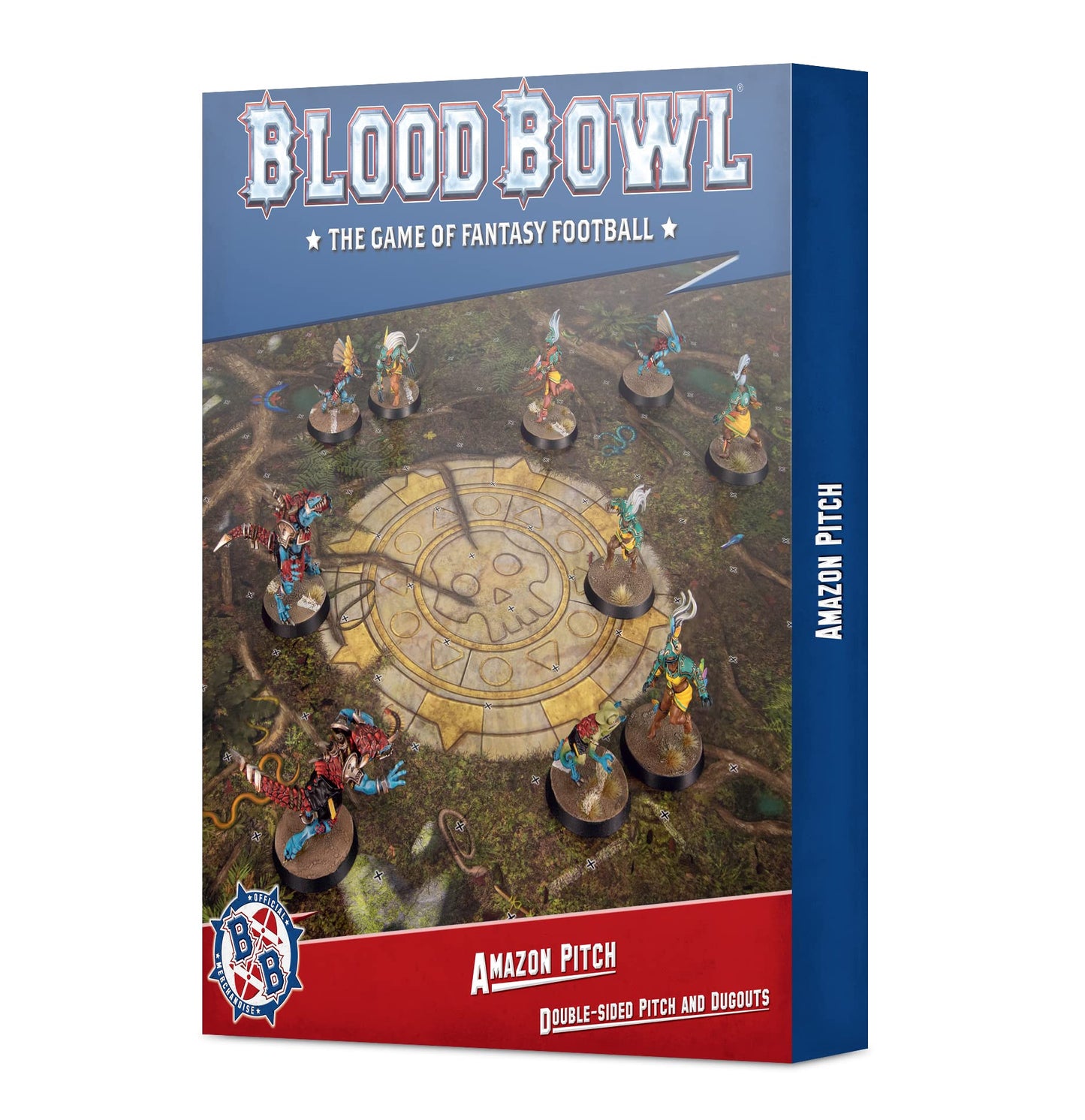 BLOOD BOWL - Amazon Pitch and Dugouts Set