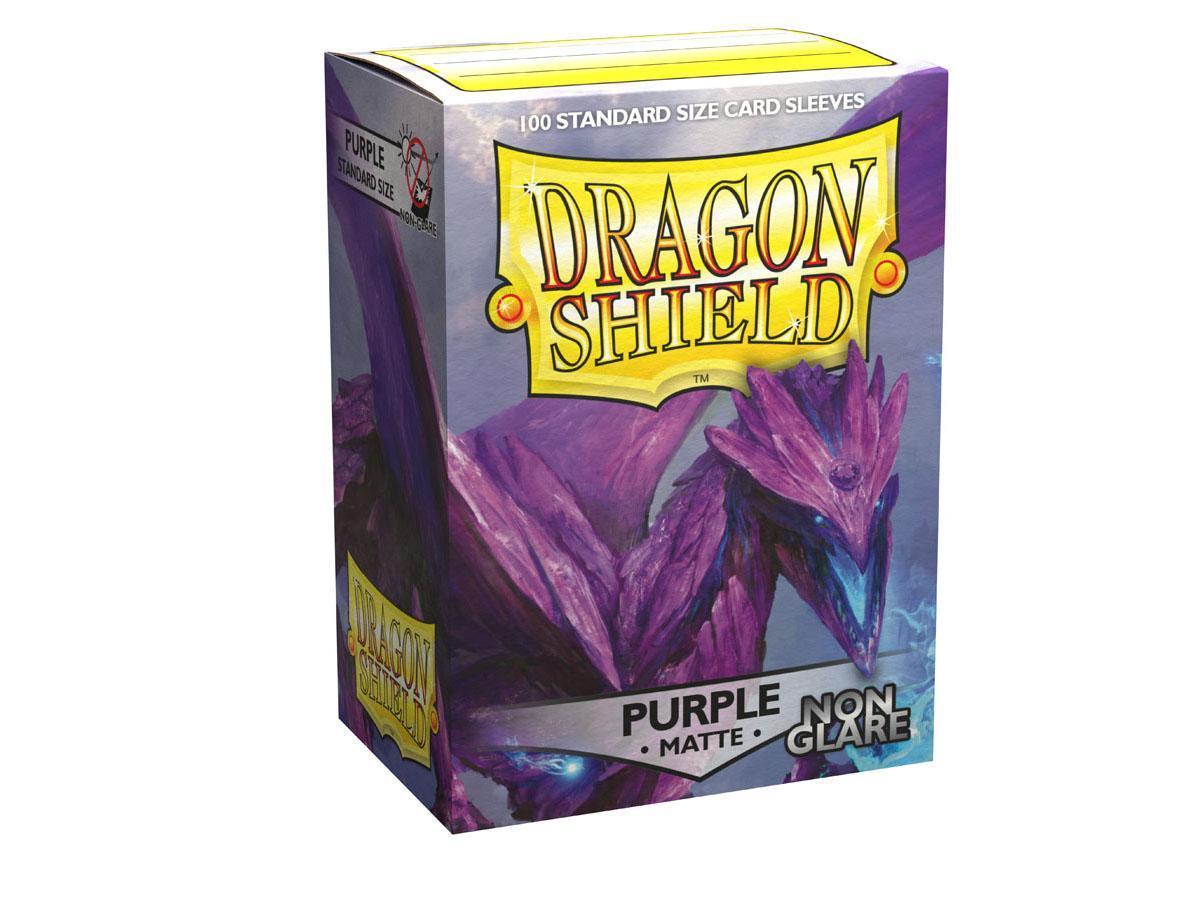 DRAGON SHIELD SLEEVES MATTE PURPLE NON-GLARE 100CT