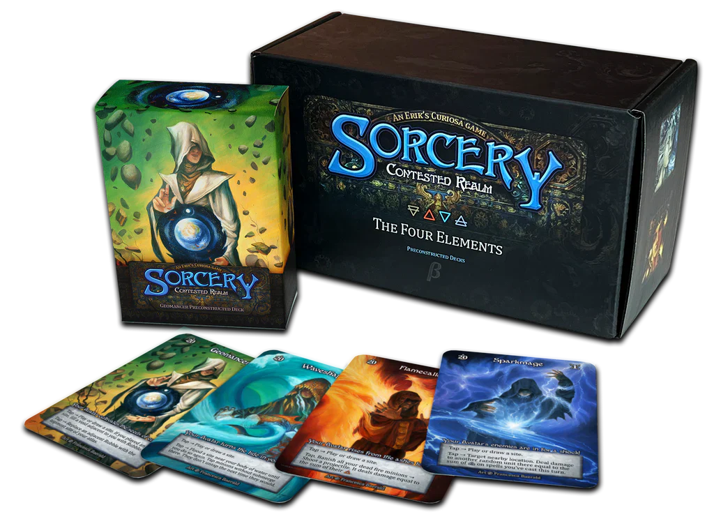 Sorcery: Contested Realm Beta Edition Precon Deck Display