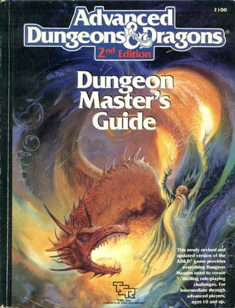 ADVANCED D&D 2ND EDITION DUNGEON MASTER'S GUIDE (EN)
