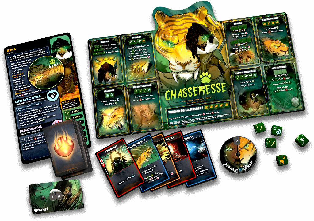 Dice Throne Sais. 2 - Tacticien vs. Chasseresse (FR)