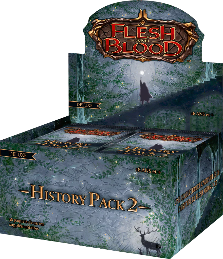 Flesh and Blood History Pack 2 Black Label French Booster Box