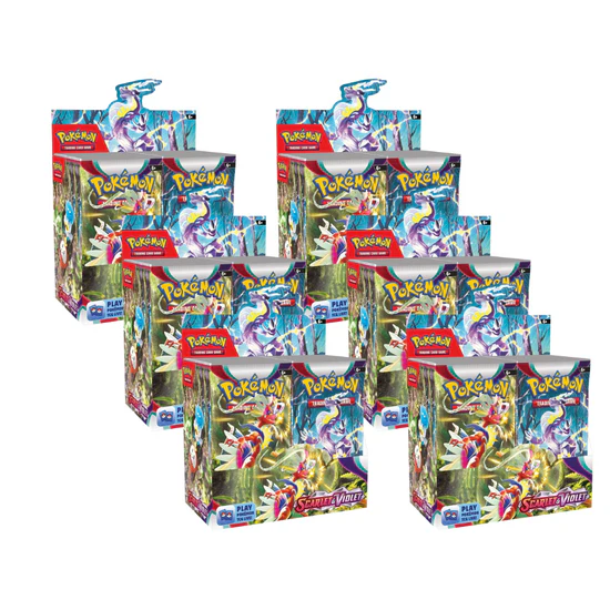 Pokemon SV1 Scarlet & Violet Base Booster Box Case of 6