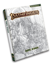 Pathfinder 2E NPC Core Sketch Cover (ETA February)