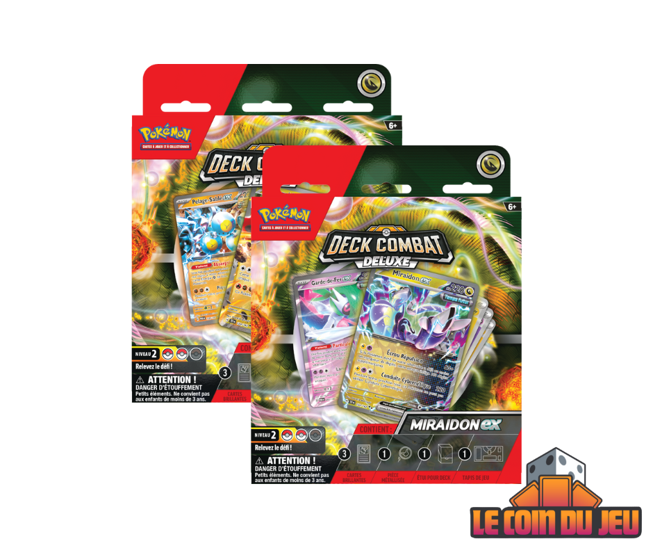 Pokemon Deck Combat Deluxe ENSEMBLE DE 2 (FRENCH)
