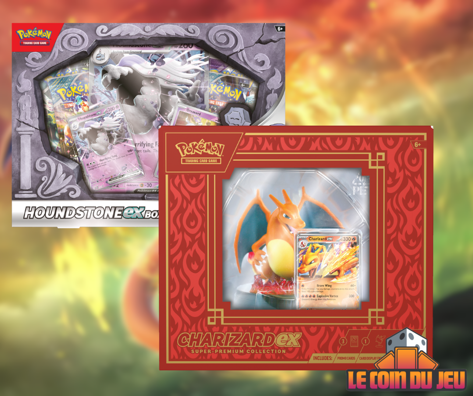 Pokemon Charizard EX Super-Premium Collection + Houndstone EX Box