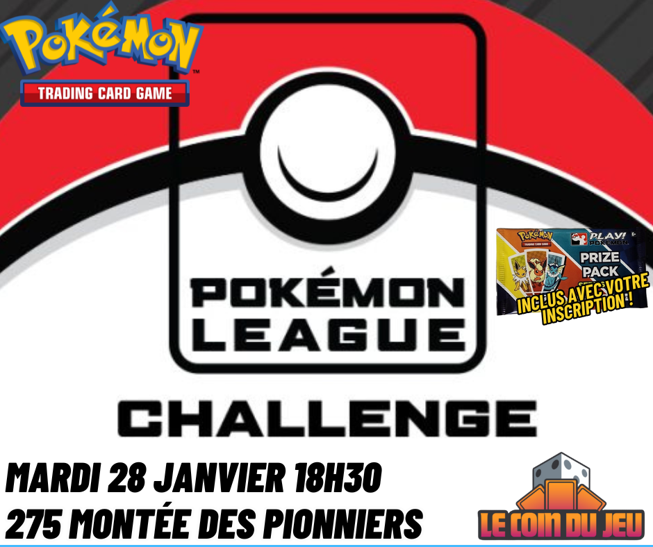 Pokemon League Challenge 28 janvier - Lachenaie