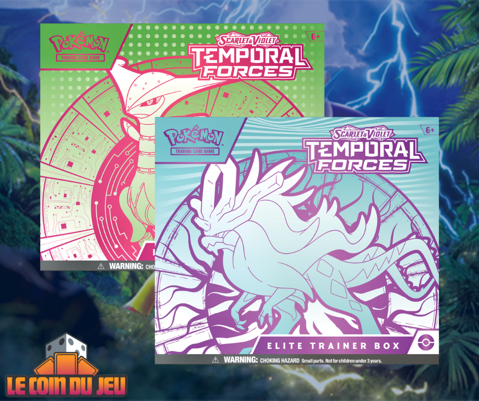 Pokemon SV5 Temporal Forces Elite Trainer Box SET OF 2