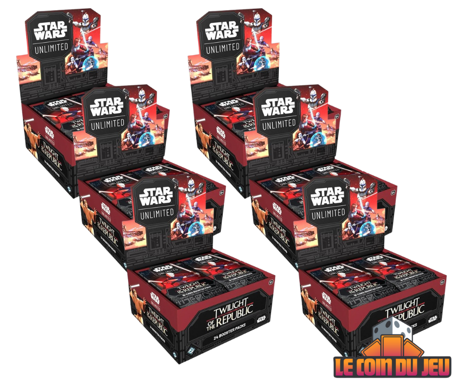Star Wars: Unlimited: Twilight of the Republic Booster Display Case of 6 (EN)