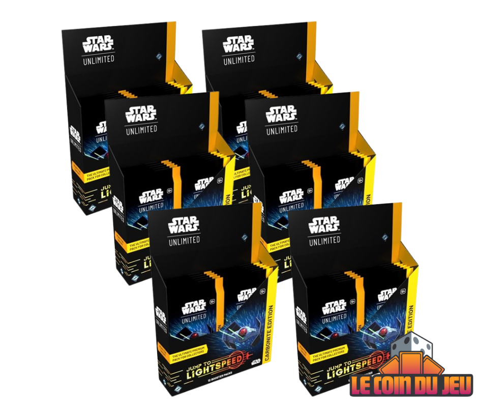 Star Wars: Unlimited: Jump to Lightspeed Carbonite Box Case of 6 (EN) (2025-03-14)