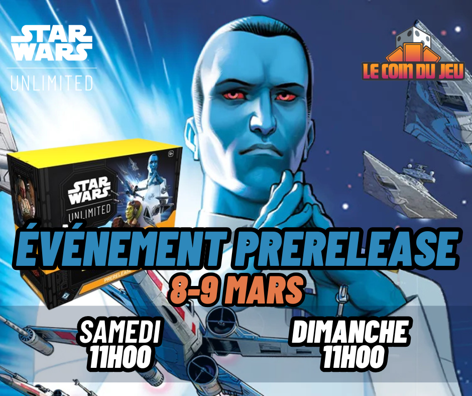 Prerelease SWU Jump to Lightspeed Samedi 8 mars 11h (Lachenaie)
