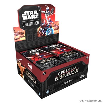 Star Wars: Unlimited: Crépuscule de la République Booster Display (FR)