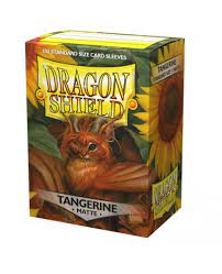 DRAGON SHIELD SLEEVES MATTE TANGERINE 100CT