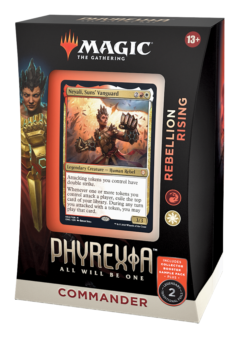 MTG PHYREXIA ALL WILL BE ONE COMMANDER REBELLION RISING