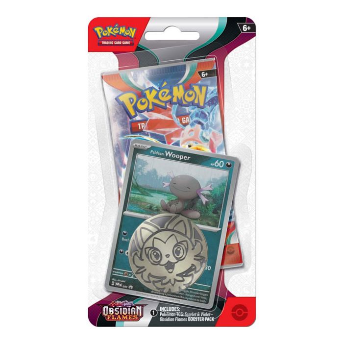 POKEMON SV3 OBSIDIAN FLAMES CHECKLANE BLISTER PALDEAN WOOPER