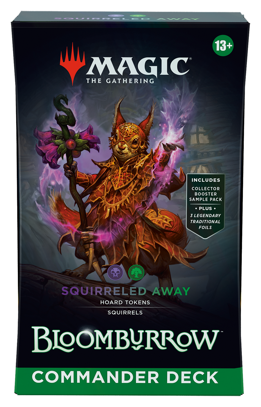 MTG Bloomburrow Squirreled Away Commander Deck