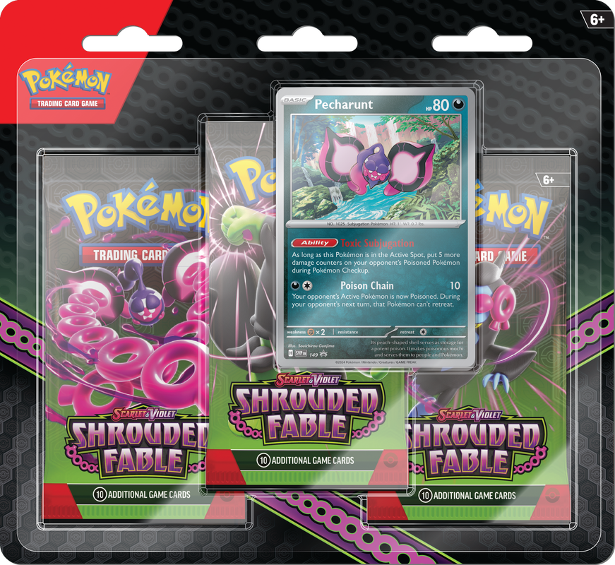 Pokemon SV6.5 Shrouded Fable 3-Packs Blister
