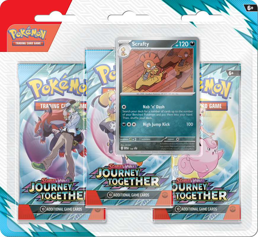 Pokemon SV9 Journey Together 3-Pack Blister Set of 2 (2025-03-24)