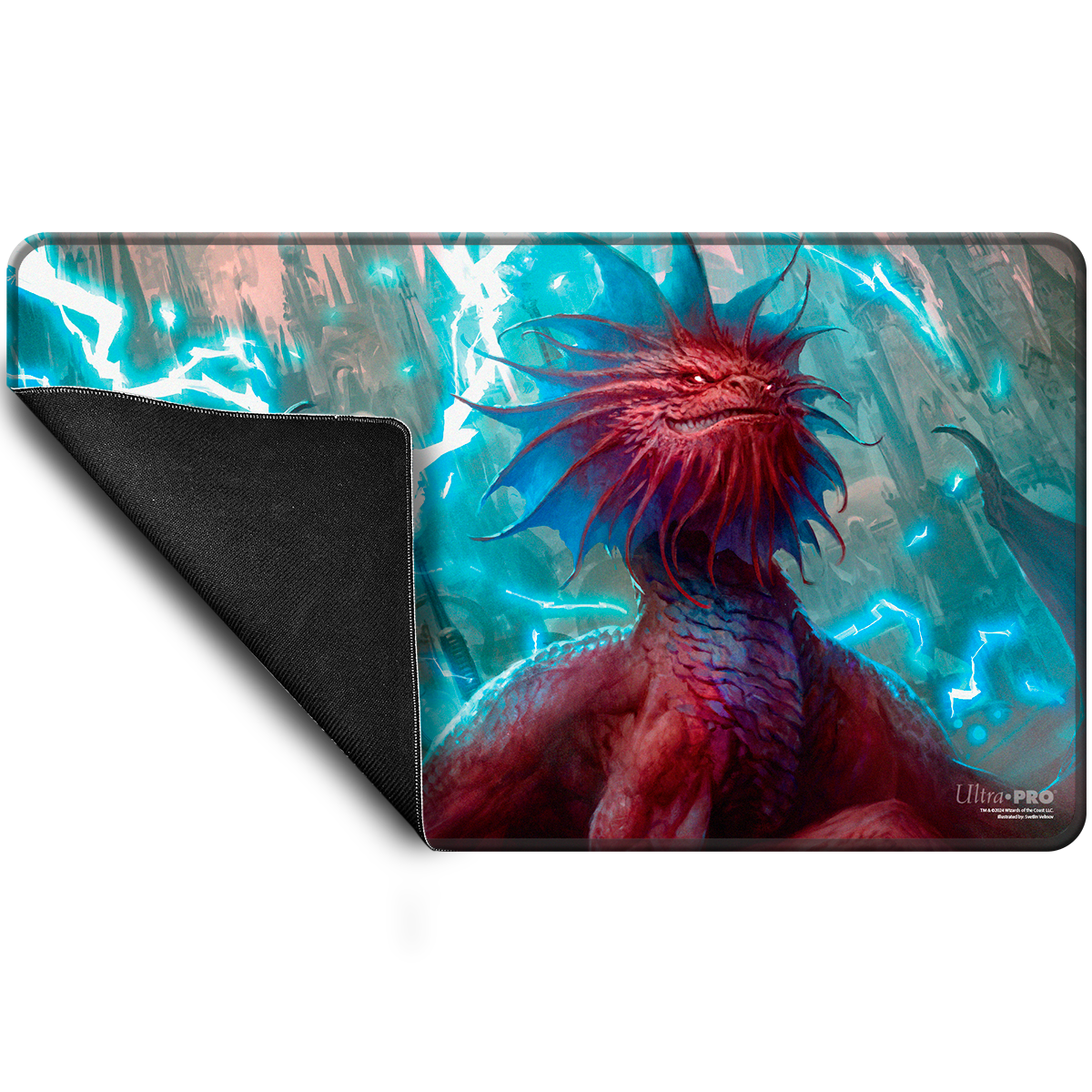 UP PLAYMAT COMMANDER SERIES NIV-MIZZET STITCHED