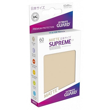 UG SLEEVES SUPREME UX SMALL MATTE SAND 60CT