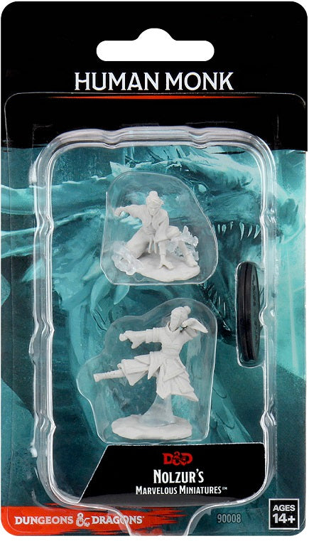 DND Unpainted Minis WV11 Female Human Monk