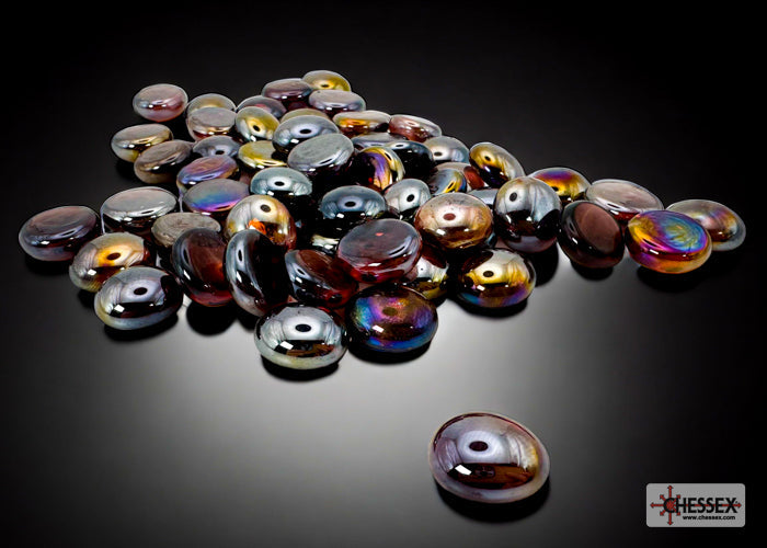 GLASS STONES IRIDIZED AMETHYST
