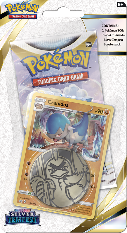 POKEMON SWSH12 SILVER TEMPEST - Checklane Blister CRANIDOS