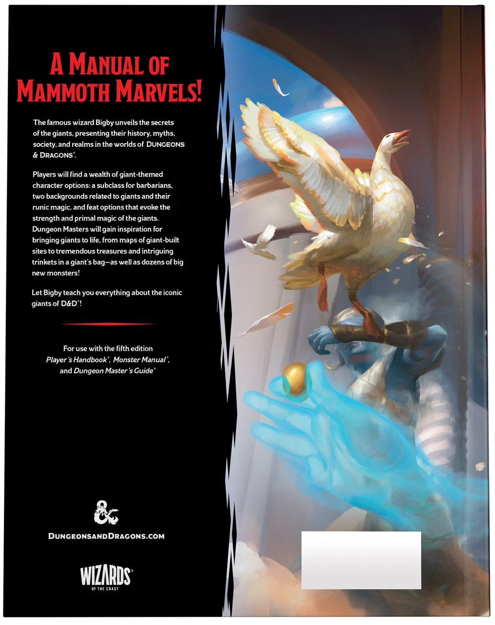 DND RPG Bigby Presents Glory of Giants Hardcover (EN)