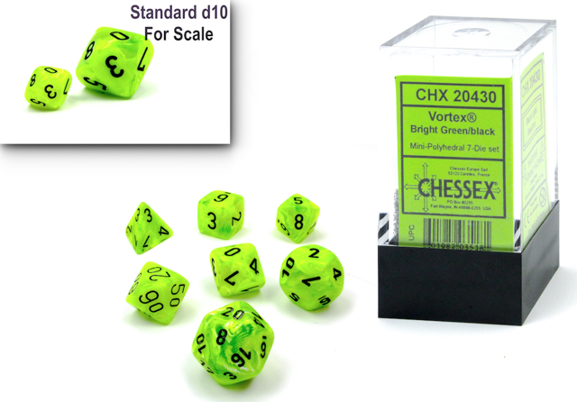 MINI VORTEX 7-DIE SET BRIGHT GREEN/BLACK