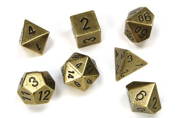 METAL 7-DIE SET OLD BRASS