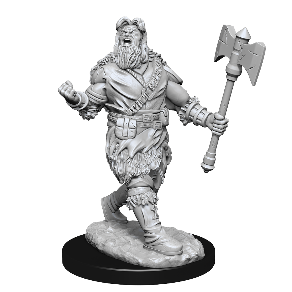 DND UNPAINTED MINIS WV14 HUMAN BARBARIAN MALE