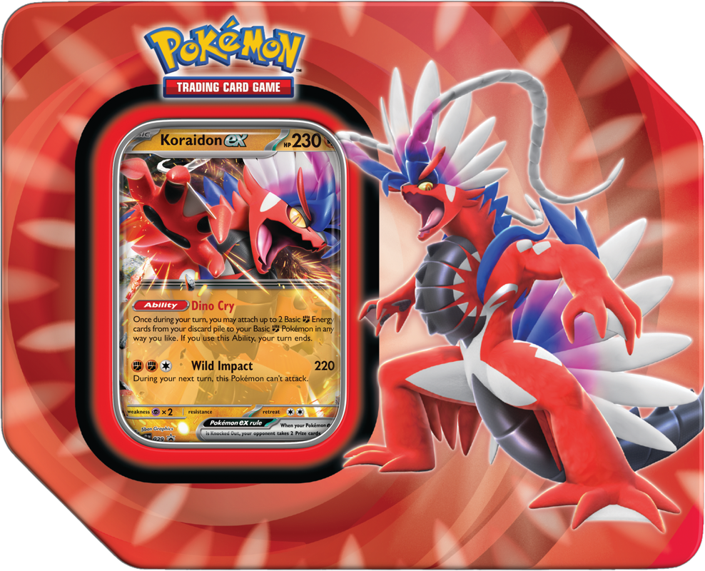 Pokemon Paldea Legends Tin Koraidon