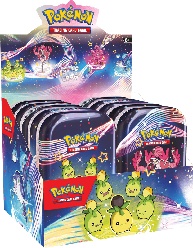 Pokemon SV4.5 Paldean Fates Mini Tin Display
