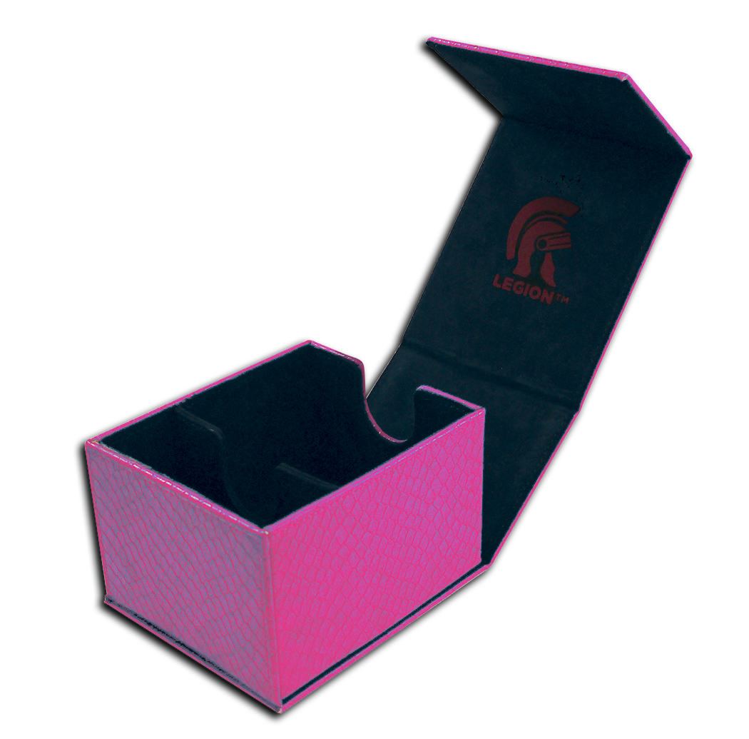 LEGION DECK BOX HOARD PLUS DRAGON HIDE PINK