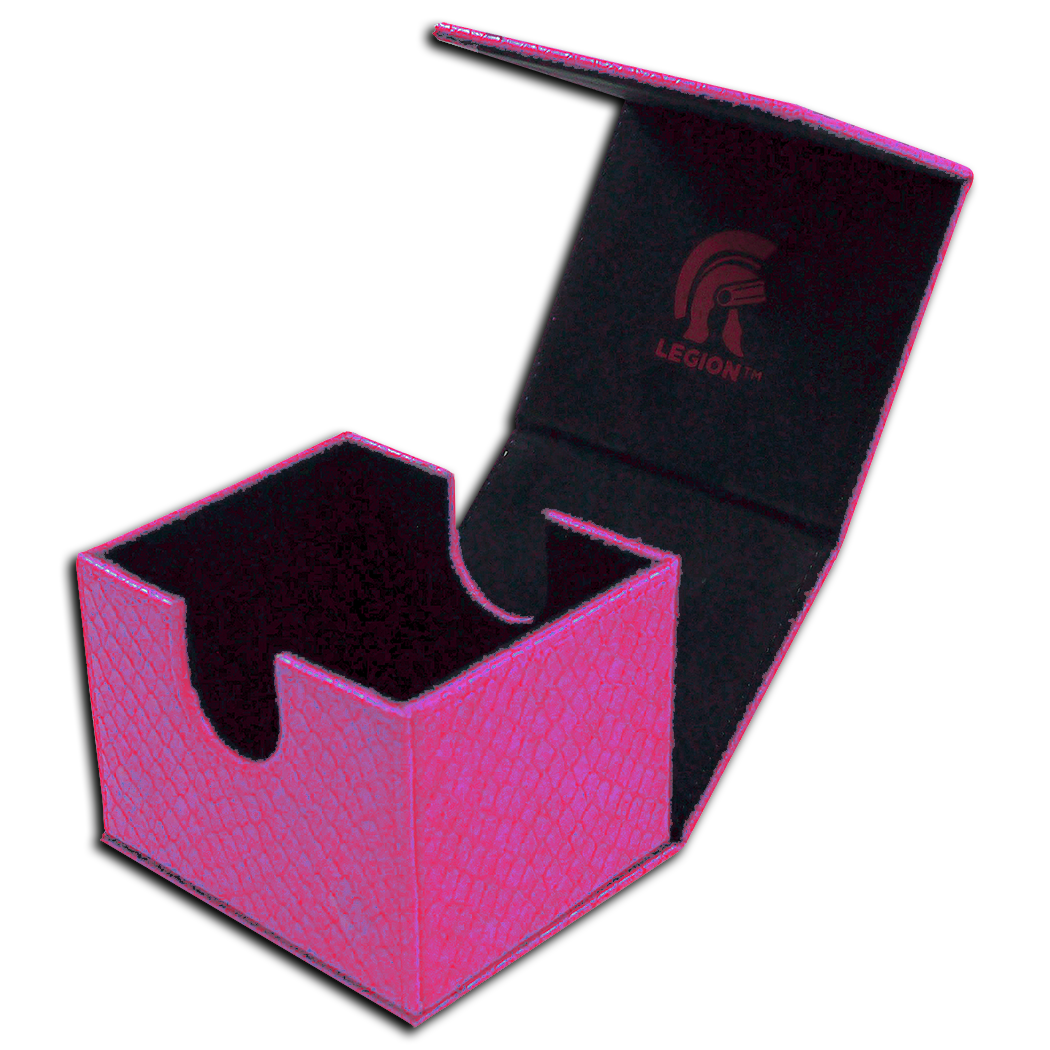 LEGION DECK BOX HOARD V2 DRAGON HIDE PINK