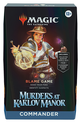 MTG Murders at Karlov Manor Blame Game Commander Deck