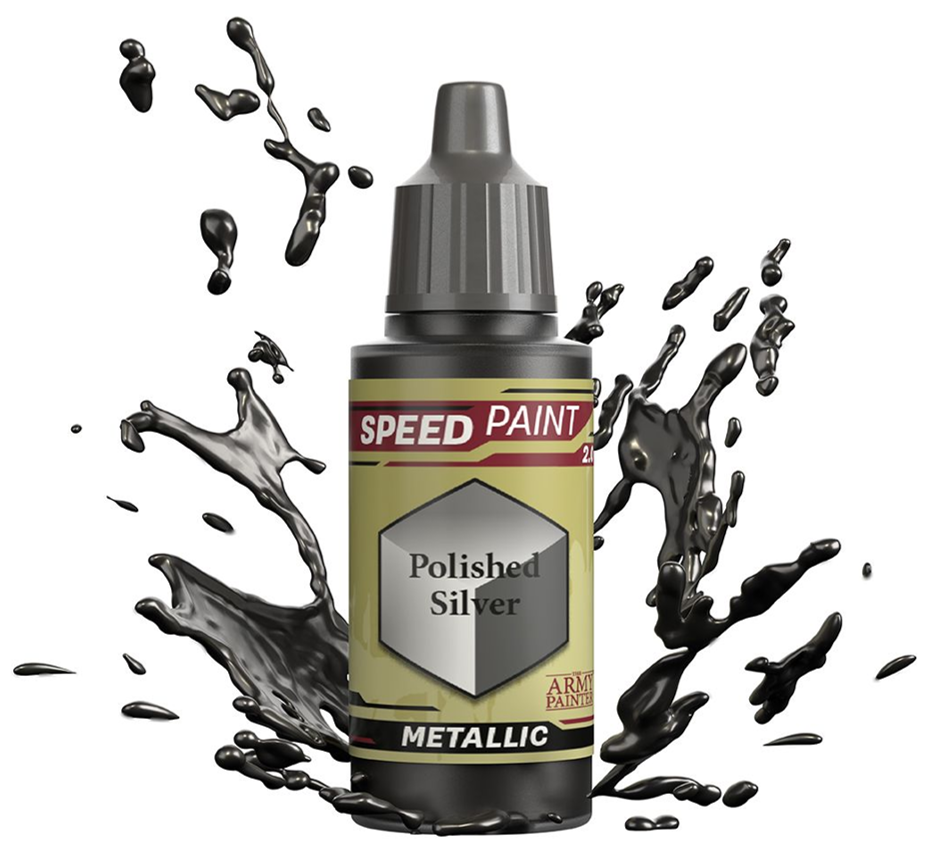 Army Painter - Warpaints: Speedpaint Polished Silver (18ml)