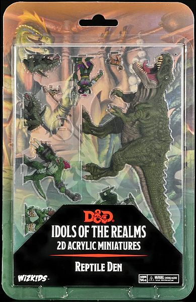 DND Idols 2D Minis Scales and Tales Reptile Den