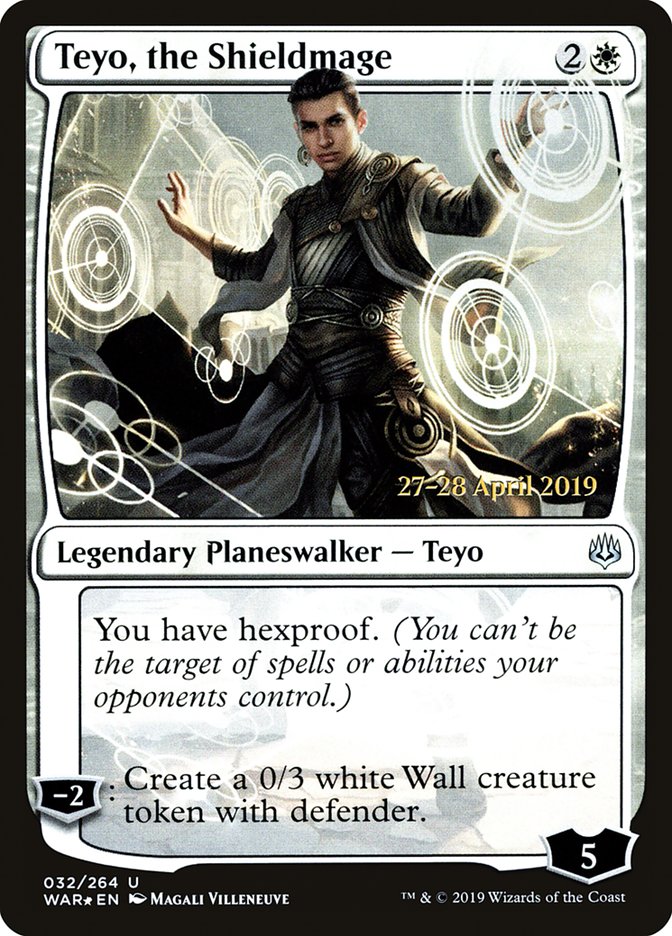 Teyo, the Shieldmage (32s★) JA [War of the Spark Promos]