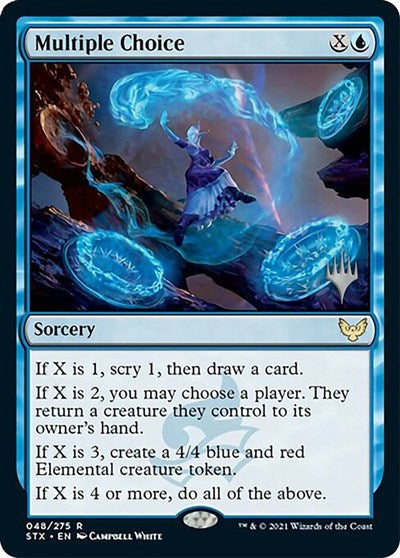 Multiple Choice (Promo Pack) [Strixhaven: School of Mages Promos]