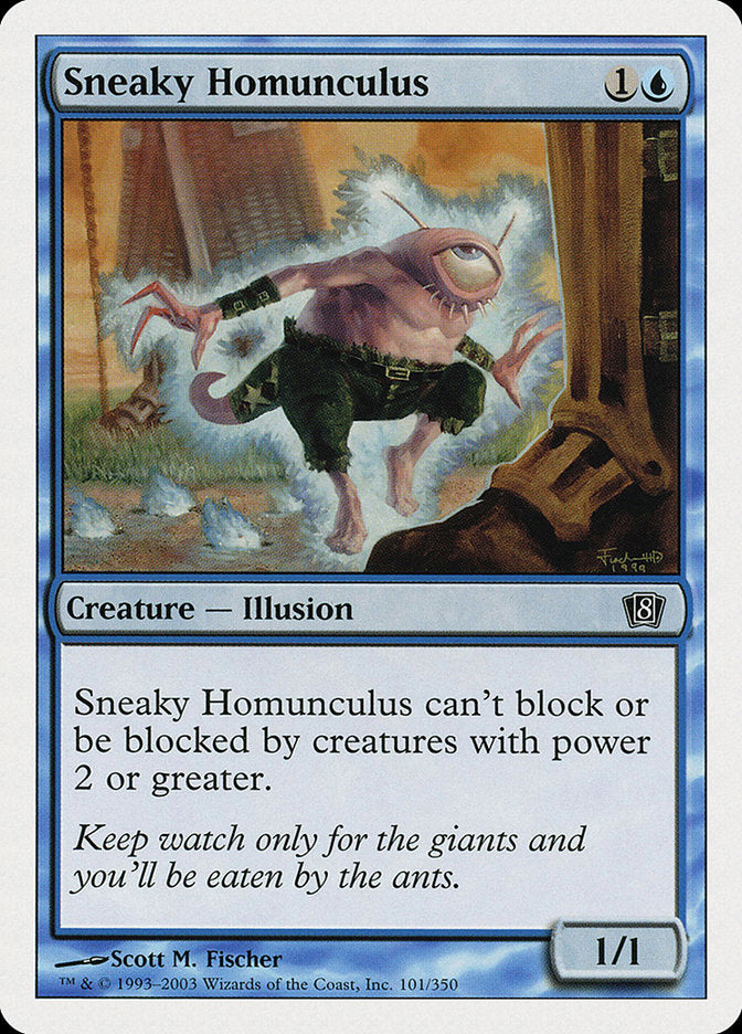 Sneaky Homunculus (101) [Eighth Edition]