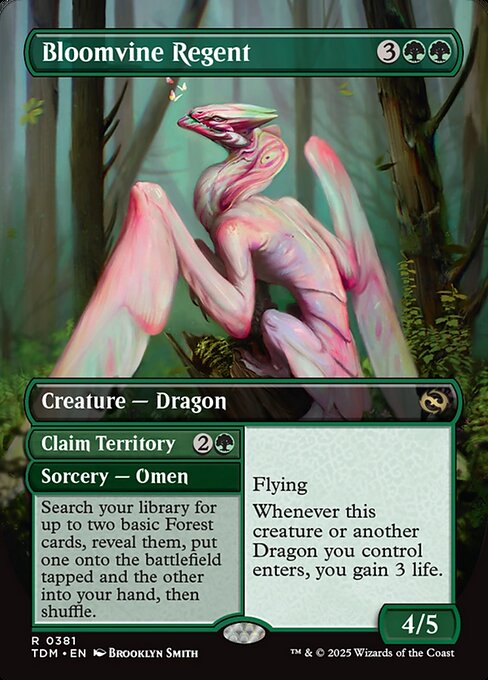 Bloomvine Regent // Claim Territory // Bloomvine Regent (381) [Tarkir: Dragonstorm]