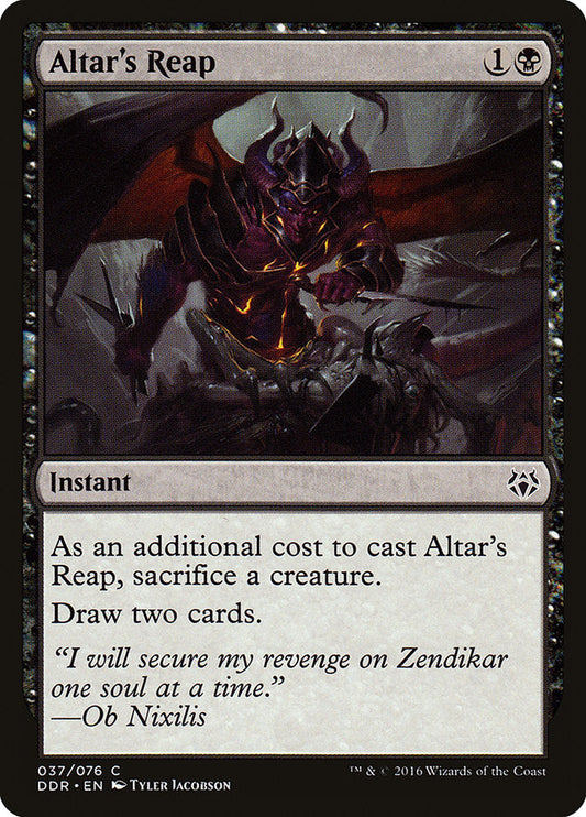 Altar's Reap [Duel Decks: Nissa vs. Ob Nixilis]