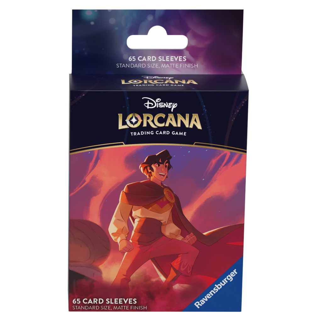 Lorcana Shimmering Skies Card Sleeves Aladdin 65CT