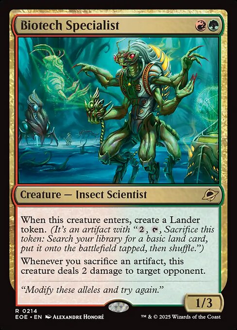 Biotech Specialist (214) [Edge of Eternities]