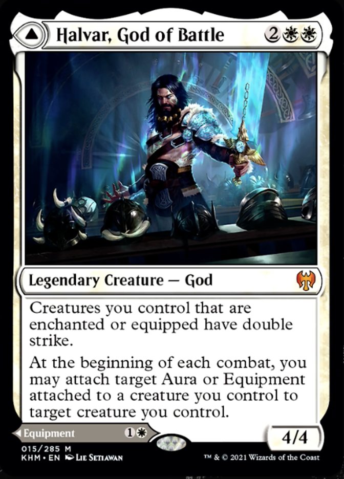 Halvar, God of Battle // Sword of the Realms (15) IT [Kaldheim]
