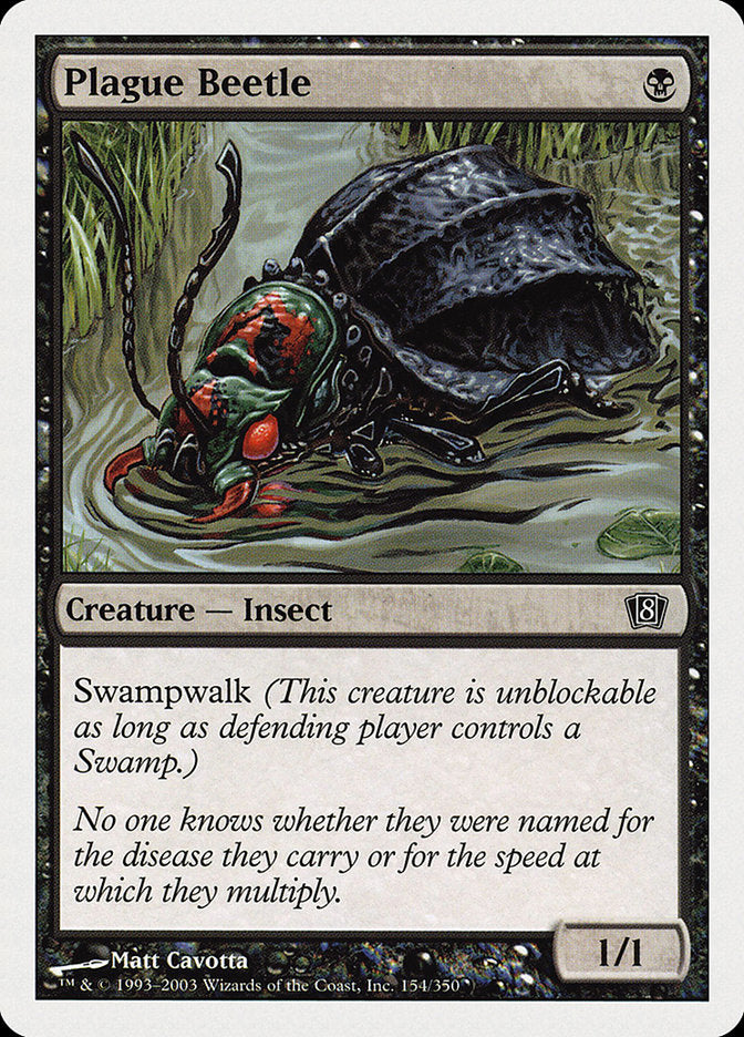 Plague Beetle (154) [Eighth Edition]
