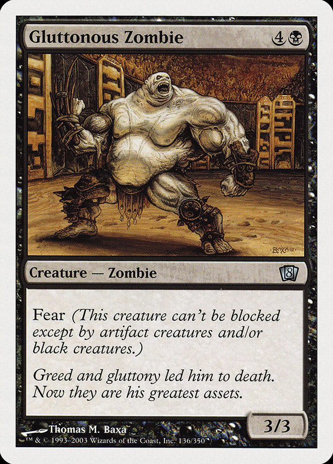 Gluttonous Zombie (136) [Eighth Edition]