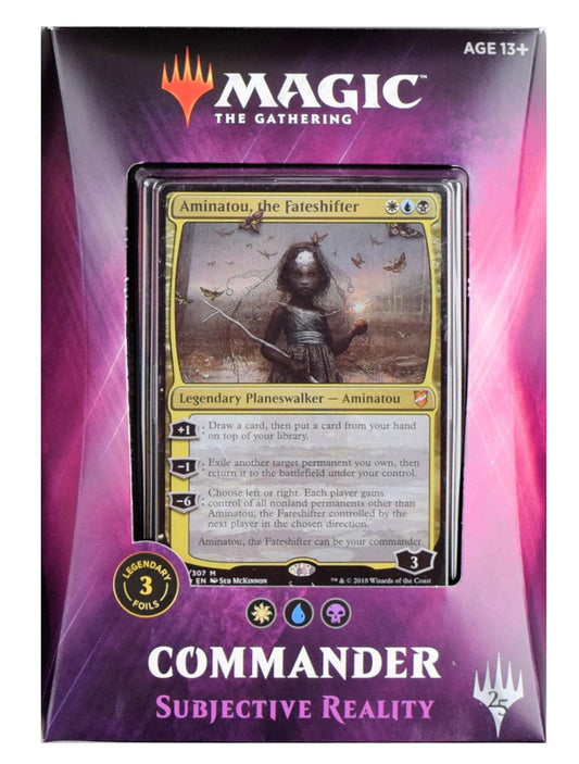 MTG - COMMANDER 2018 DECK - SUBJECTIVE REALITY
